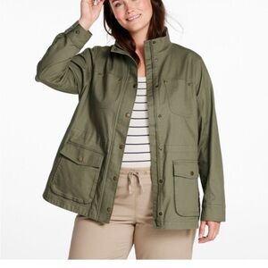L.L. Bean Women’s Cotton Coastal Barn Utility Jacket Extra Large